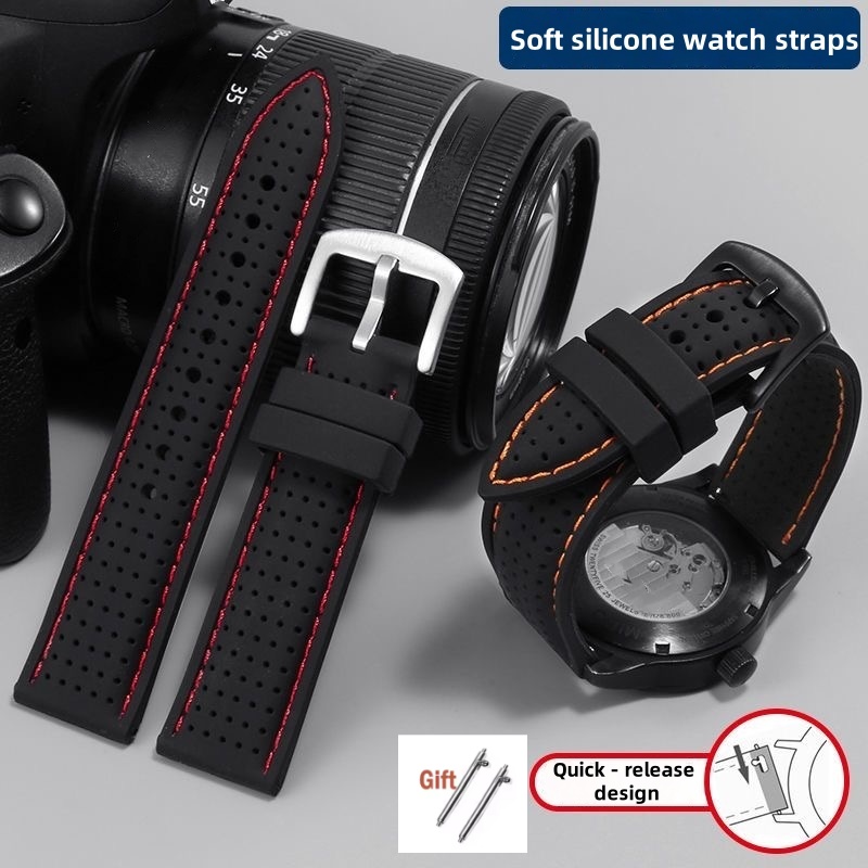 Tissot Watches Smartwatch - 20mm 22mm 24mm シリコンスマートウォッチバンドユニバーサルウォッチストラップシチズンセイコー Mido Tissot
