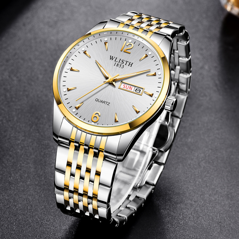 Smartwatch Watches Brands For Men - ブランド高級クォーツ腕時計男性用高級発光ポインター腕時計ファッションビジネス防水ステンレス鋼腕時計レロギ
