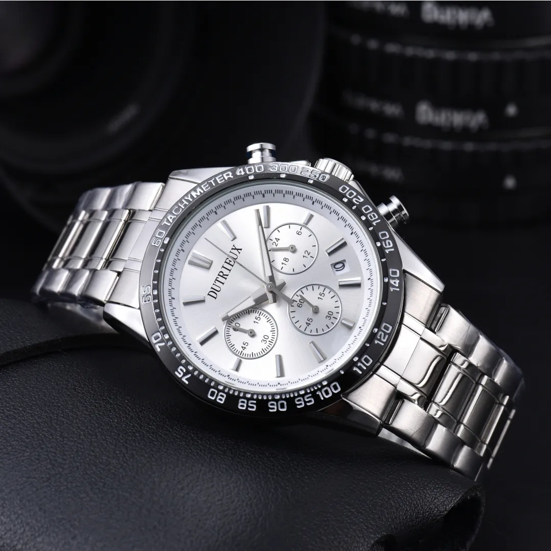 Smartwatch Watches Best Gift For Men - 2026 3eyes カジュアルクォーツ腕時計 メンズ高級腕時計 自動日付 スチールストラップ