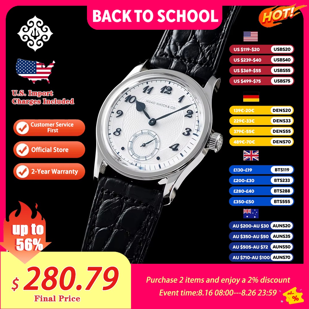 Smartwatch Imported Watches For Men - IX&DAO IPOSE 2026 新型 36MM メンズクォーツ腕時計