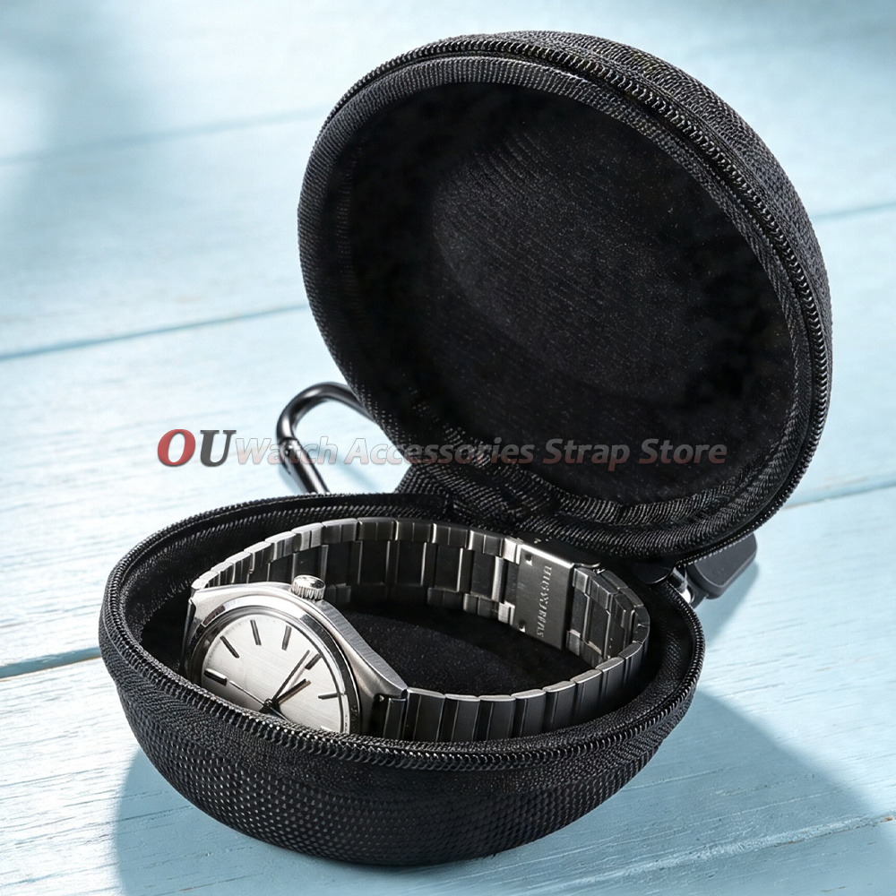 Tag Watches Smartwatch - ポータブル EVA シングルウォッチトラベルケース時計収納オーガナイザーボックス時計ホルダー防水スマートウォッチジッパー付きコンテナボックス