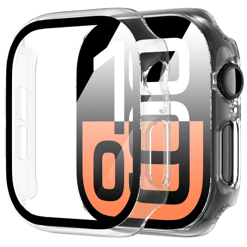 強化ガラス + ケース Apple Watch 44 ミリメ - Iwatch Smartwatch Series 7 のレビューと価格