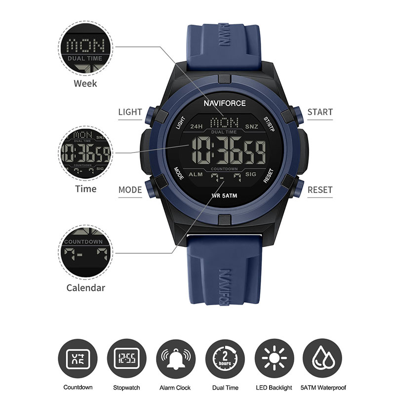 NAVIFORCE 2026 メンズ腕時計 クロック アラー - Watch Display Pillow のレビューと価格