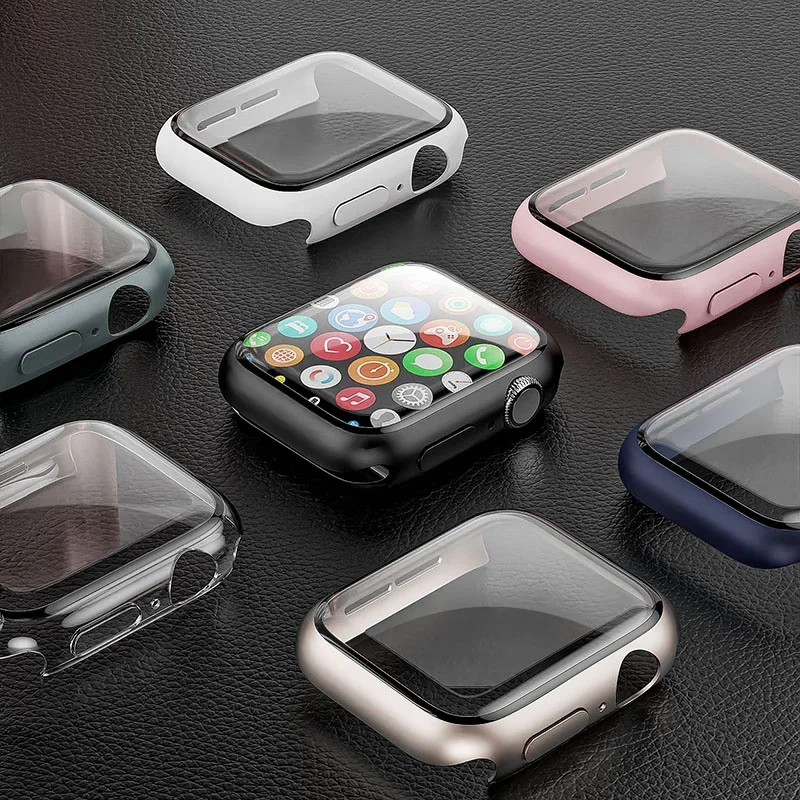 Apple Watchケース用強化ガラス+カバー 45mm  - Iwatch Smartwatch Series 7 のレビューと価格