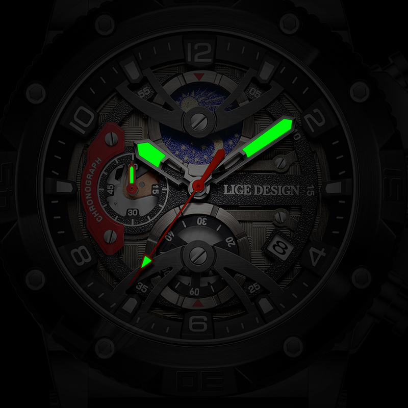 LIGEトップブランド高級メンズ腕時計カジュアルスポーツシリ - Smartwatch Watches Brands For Men のレビューと価格