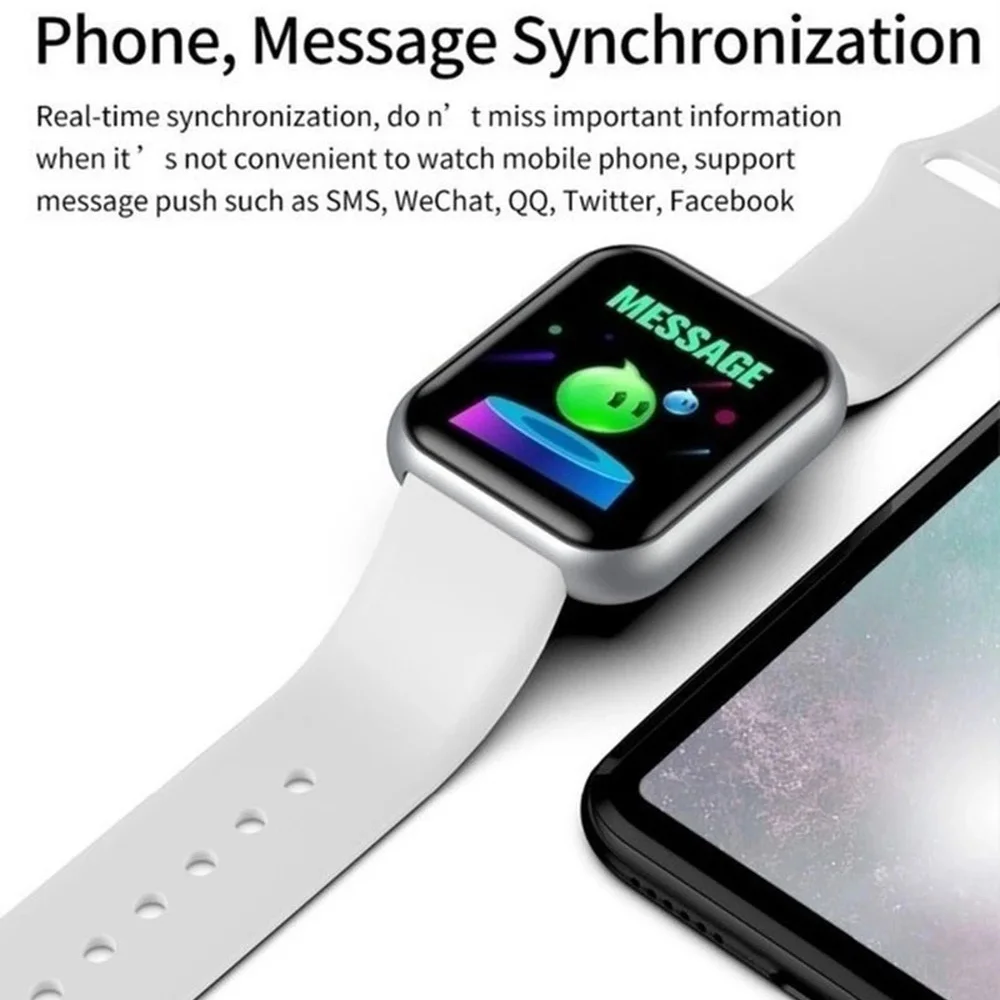 スマートウォッチ男性女性腕時計スマートウォッチメッセージフィ - Smartwatch Watches Birthday Gift For Men のレビューと価格