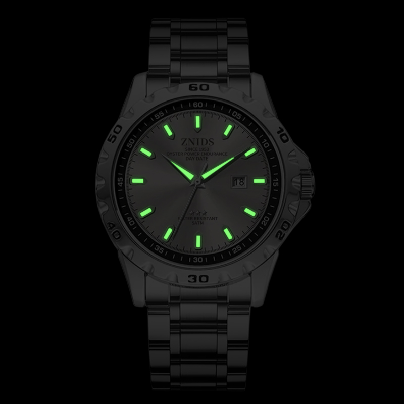 メンズスポーツウォッチ、防水ステンレススチールストラップ、夜 - Smartwatch Watches Best Gift For Men のレビューと価格