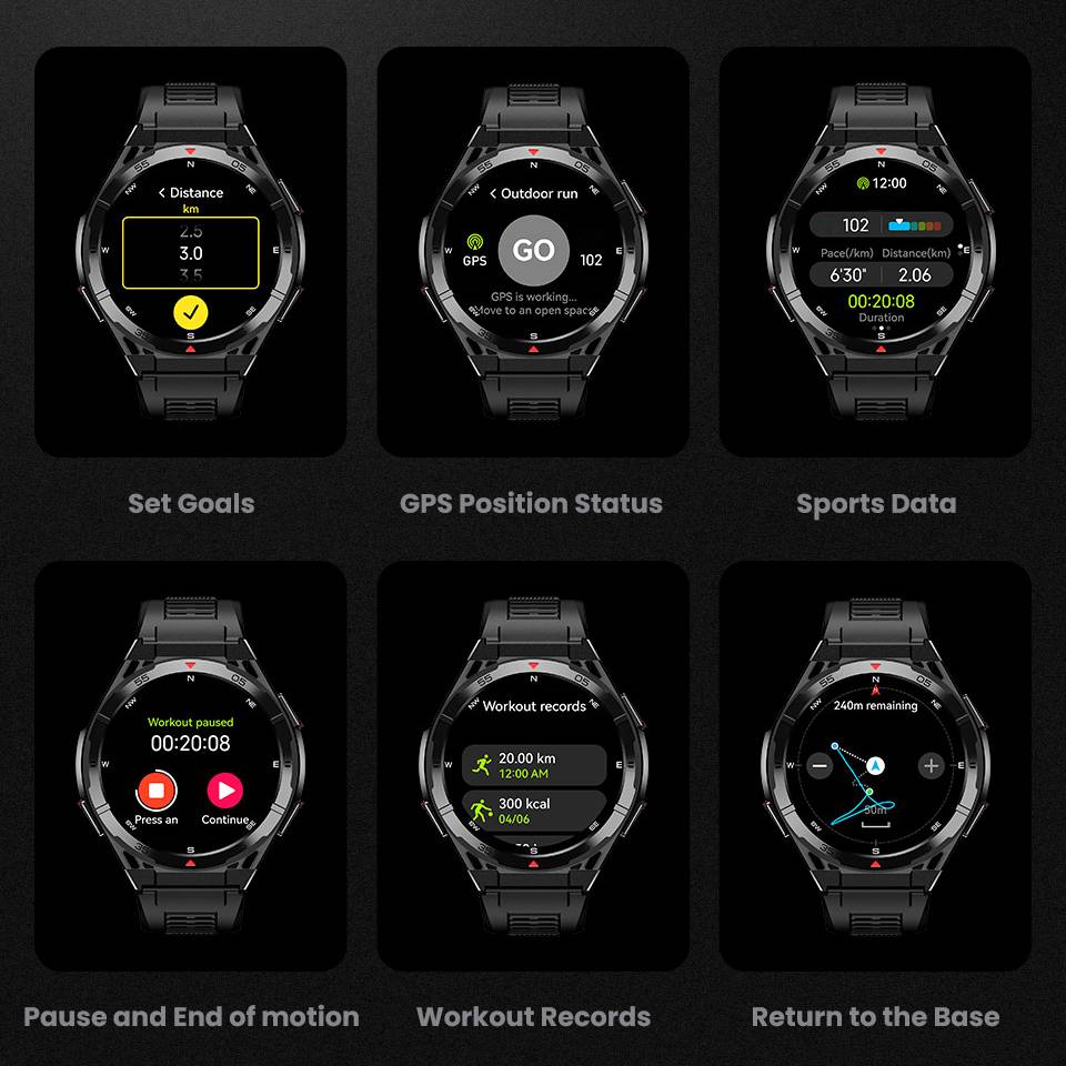 Leadoys X2B メンズ ラギッド スマートウォッチ  - Smartwatch Watches Best Gift For Men のレビューと価格
