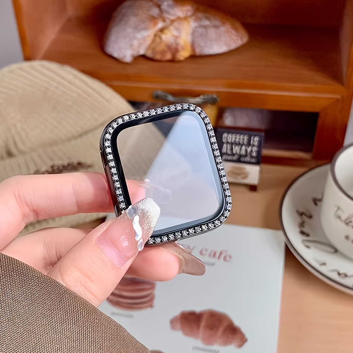 ガラス + ダイヤモンドケース Apple watch シリ - Iwatch Smartwatch Series 7 のレビューと価格