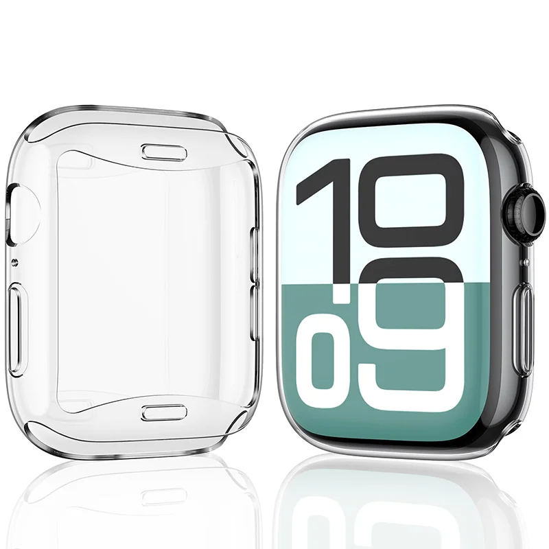 透明カバー Apple Watch ケース 45 ミリメート - Iwatch Smartwatch Series 7 のレビューと価格