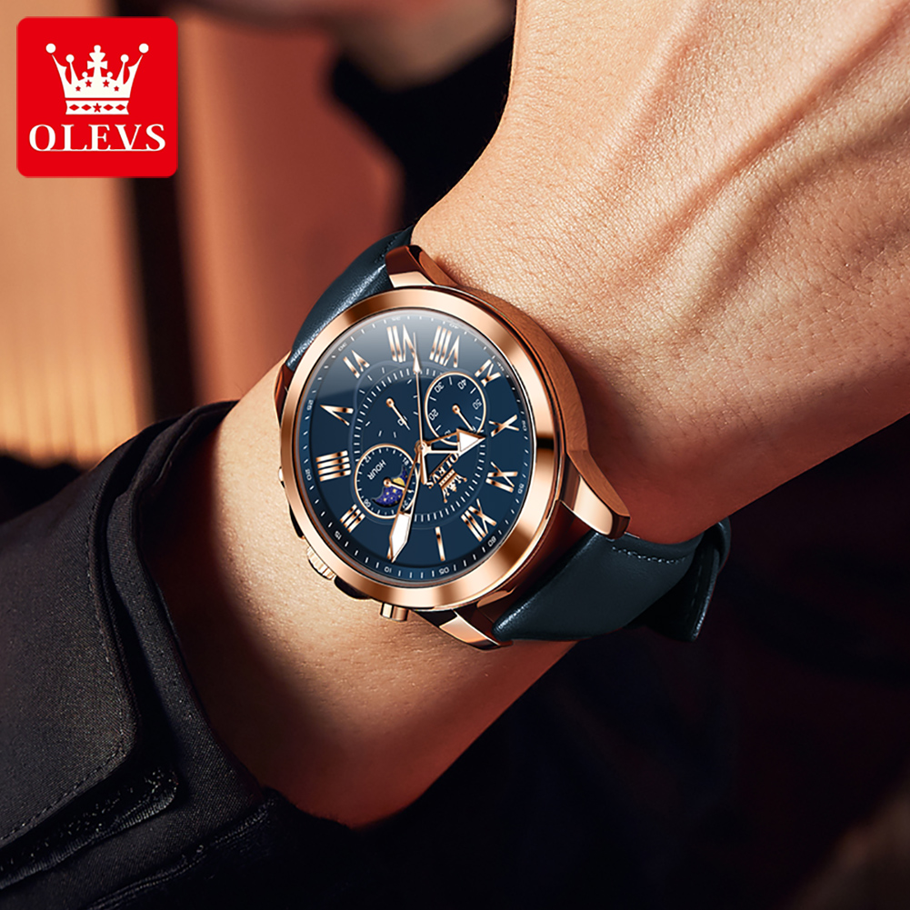 OLEVS 3632 メンズブランド腕時計 多機能ダイヤル  - Smartwatch Watches Brands For Men のレビューと価格