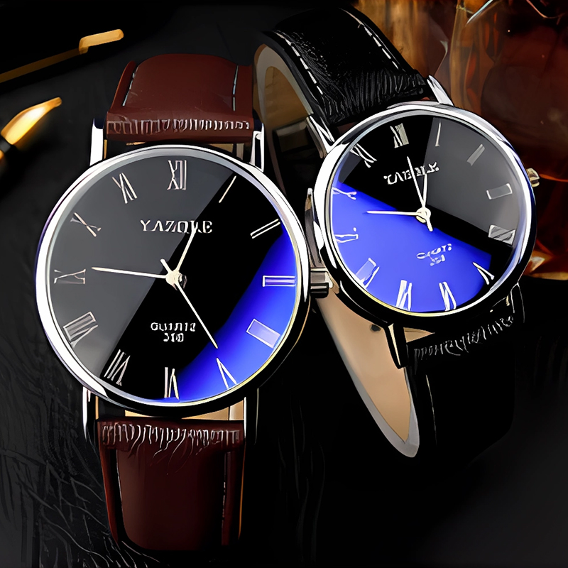 YAZOLE ミニマリストクォーツ時計男性用超薄型ローマ数字 - Smartwatch Watches Brands For Men のレビューと価格