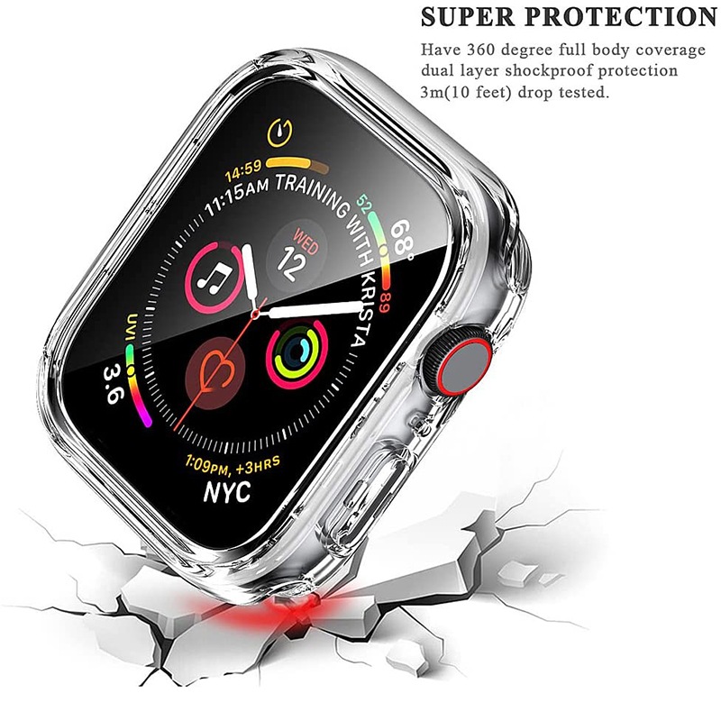 強化ガラス + カバー Apple Watch 9 8 41 - Iwatch Smartwatch Series 7 のレビューと価格