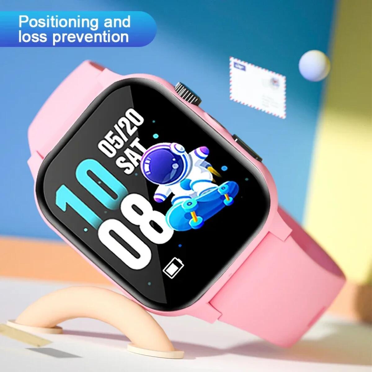 キッズスマートウォッチ 4 グラム多機能防水 SOS GPS - Watch Display Pillow のレビューと価格