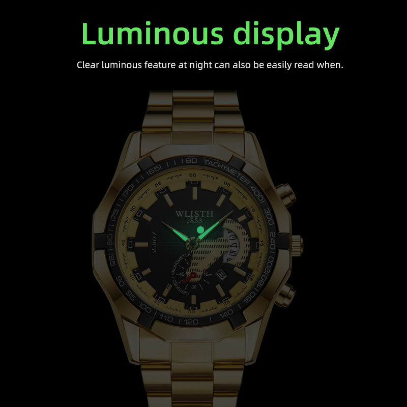 高級ブランドマンウォッチ防水発光日付スポーツマン腕時計ステン - Smartwatch Watches Brands For Men のレビューと価格