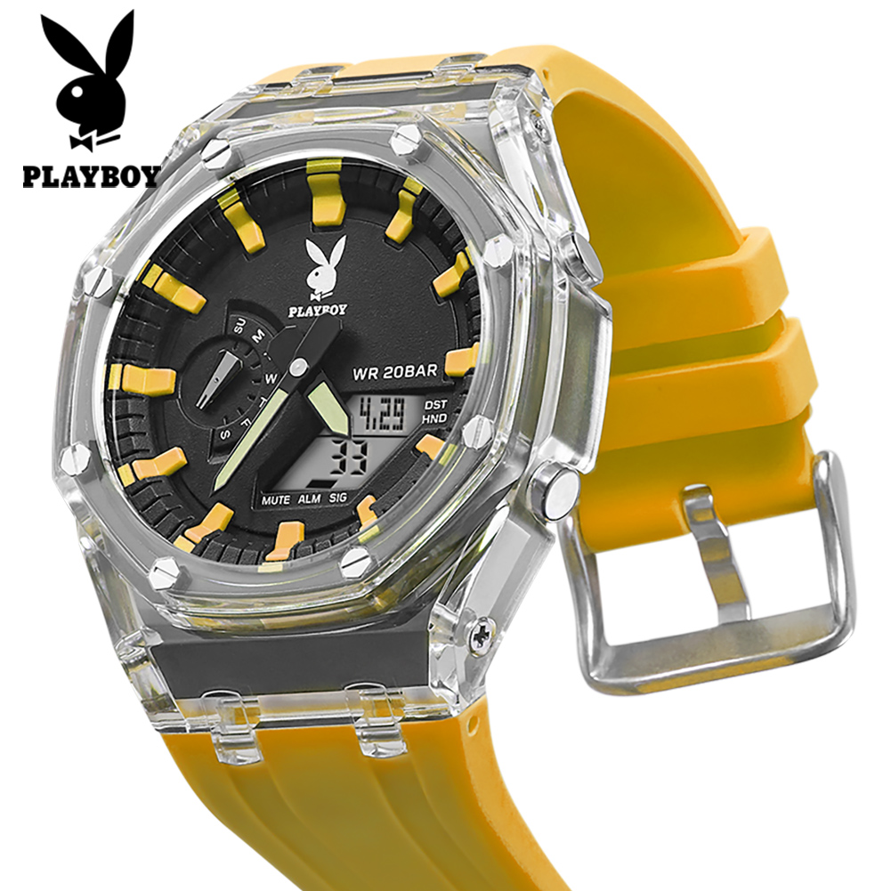 プレイボーイ 2066 ブランドオリジナル電子ファッショナブ - Smartwatch Watches Brands For Men のレビューと価格