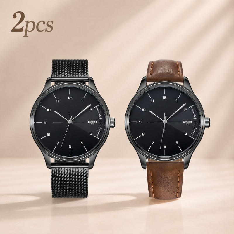 2 個 YAZOLE メンズ ビジネスウォッチ ファッション - Smartwatch Watches Best Gift For Men のレビューと価格