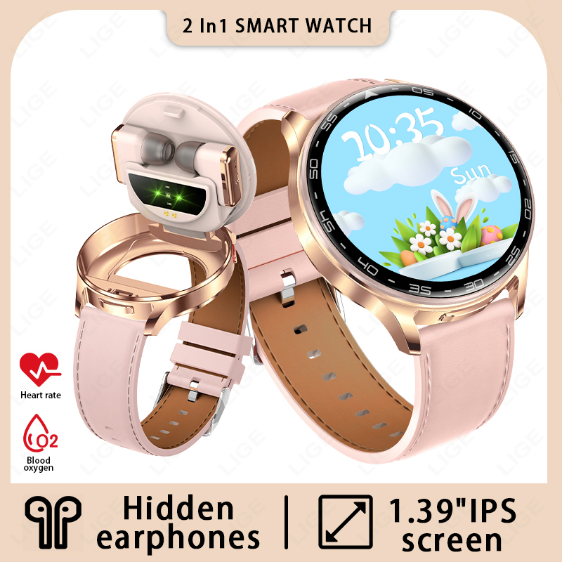 2 で 1 TWS ヘッドセットスマートウォッチ女性 1.3 - Smartwatch Noise Watches For Women のレビューと価格