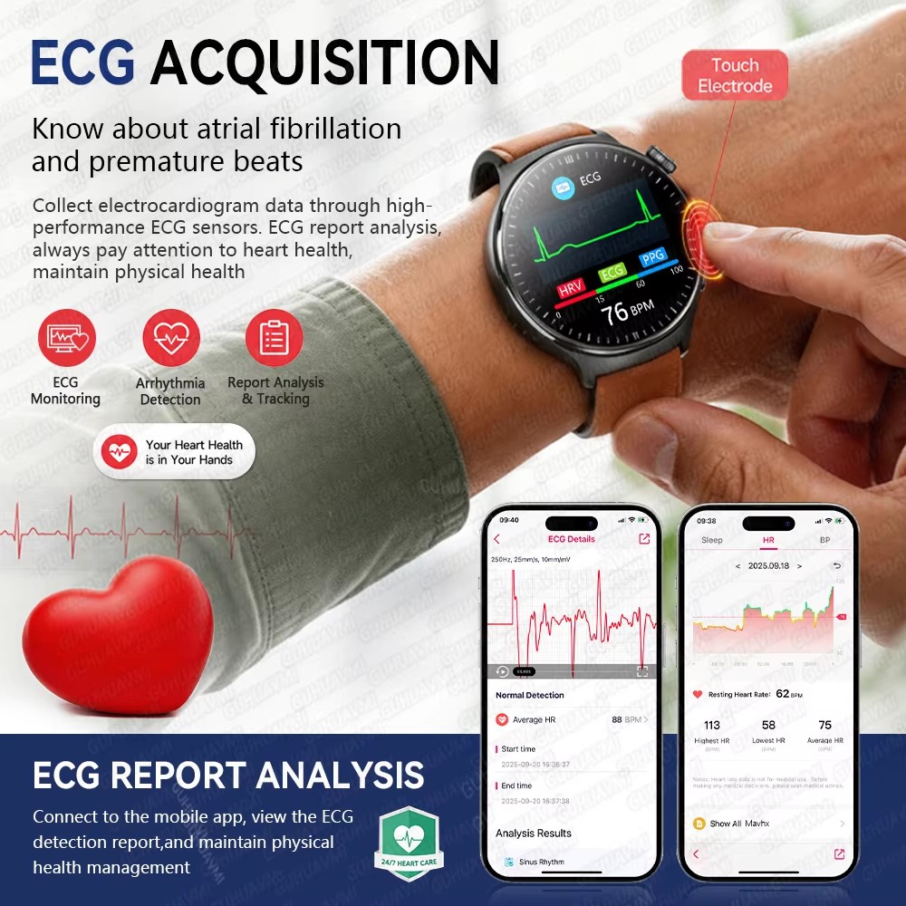 2026年新型24時間AI医師オンライン診断スマートウォッチ - Smartwatch Online Watches For Men のレビューと価格