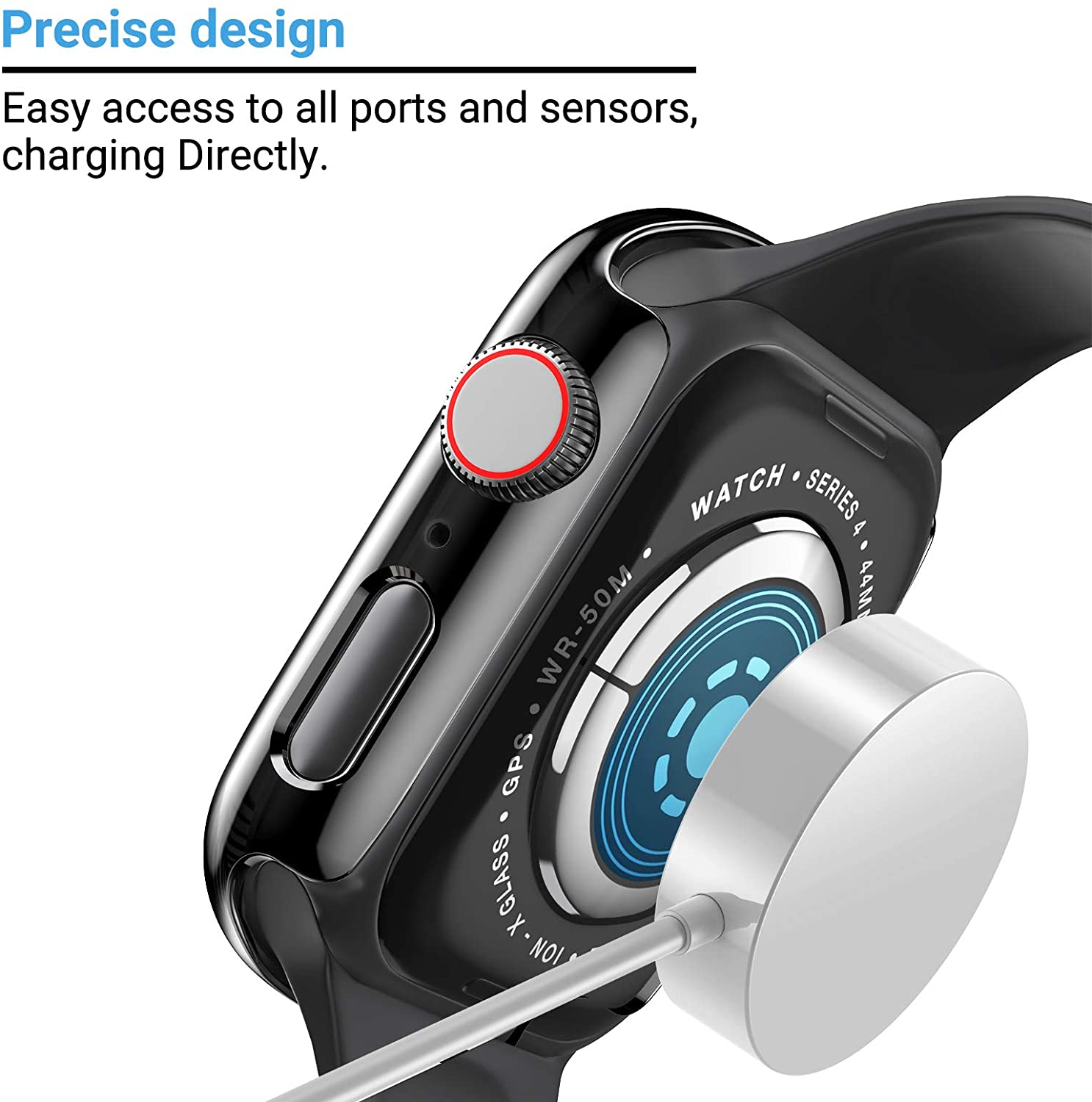 ガラス + カバー Apple Watch ケース 44 ミ - Iwatch Smartwatch Series 7 のレビューと価格