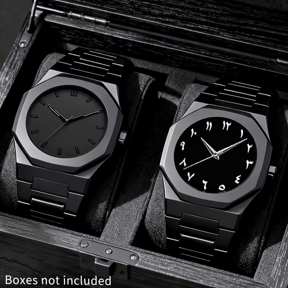 2個セット腕時計、ファッションクォーツ腕時計、日常使いに最適 - Smartwatch Watches Birthday Gift For Men のレビューと価格