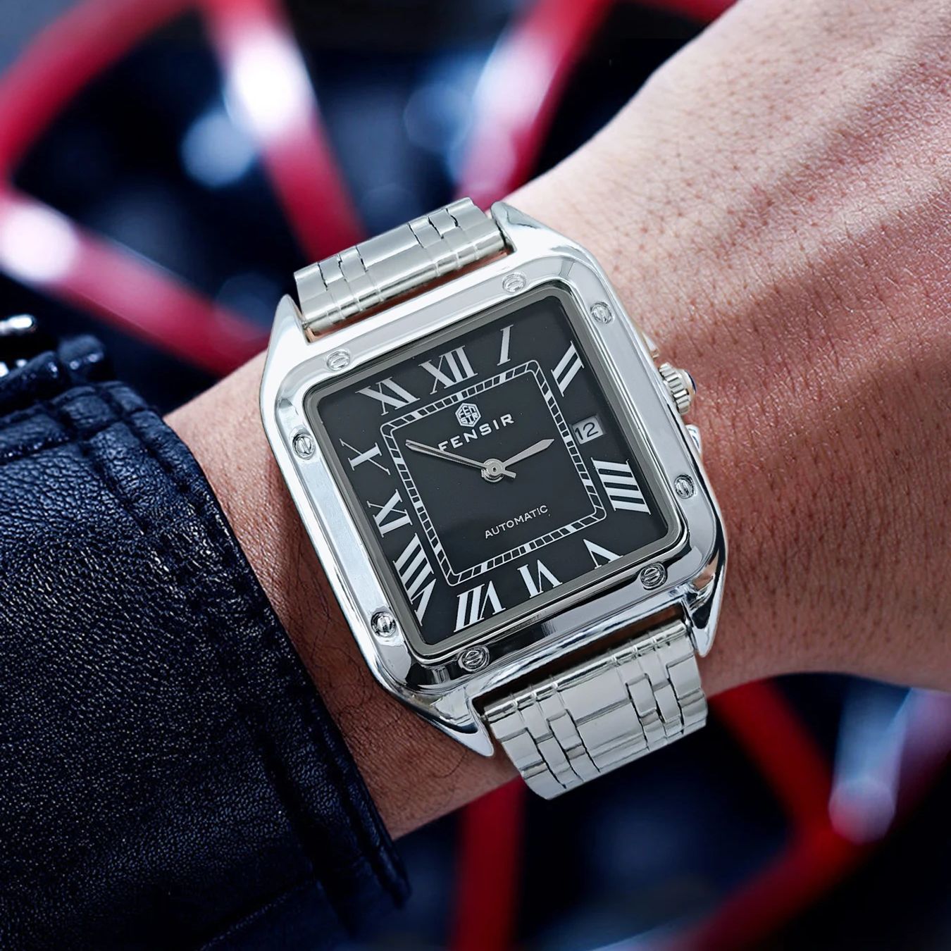 ヨーロッパ、アメリカ、日本、韓国スタイルのスクエアビジネスメ - Smartwatch Watches Best Gift For Men のレビューと価格