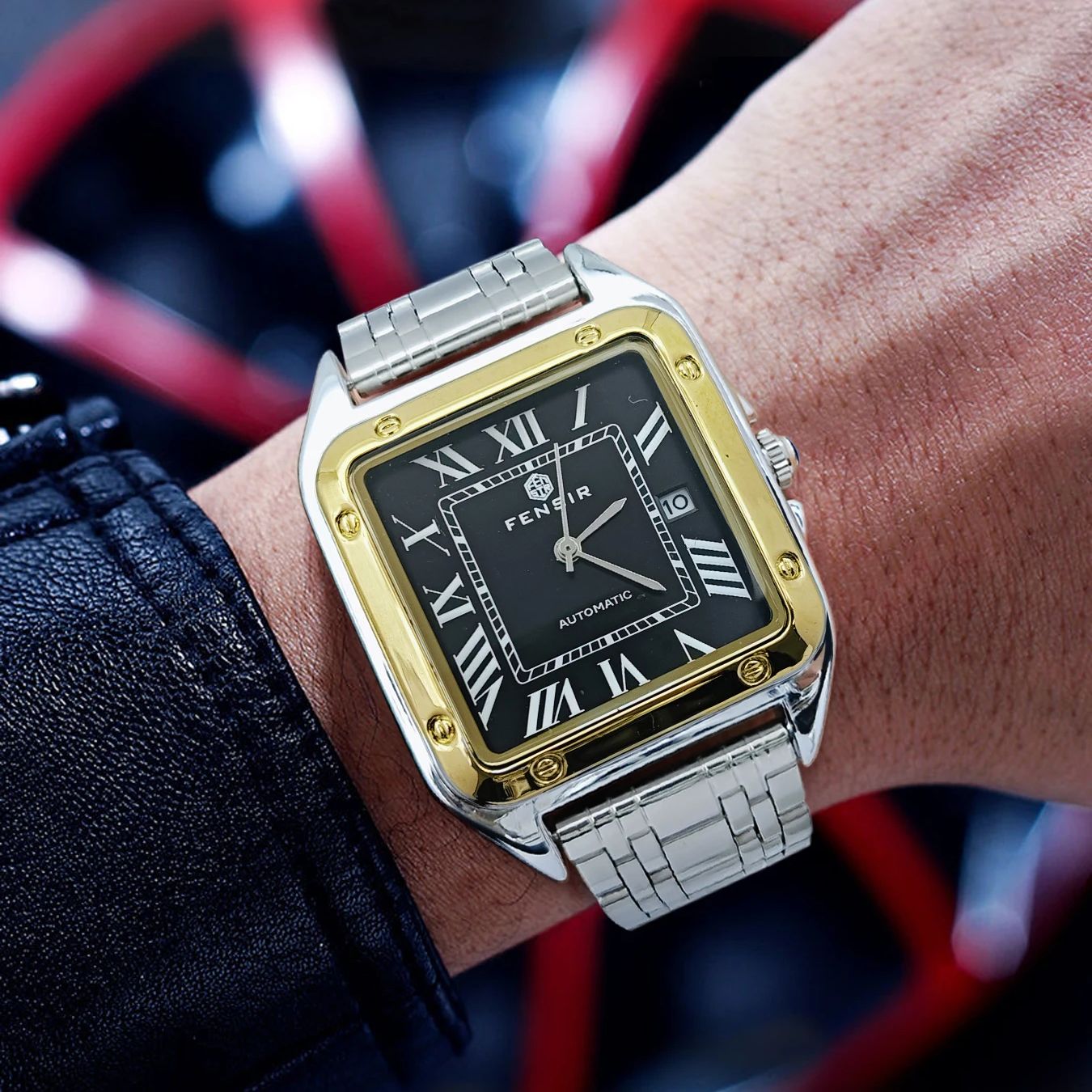 ヨーロッパ、アメリカ、日本、韓国スタイルのスクエアビジネスメ - Smartwatch Watches Best Gift For Men のレビューと価格