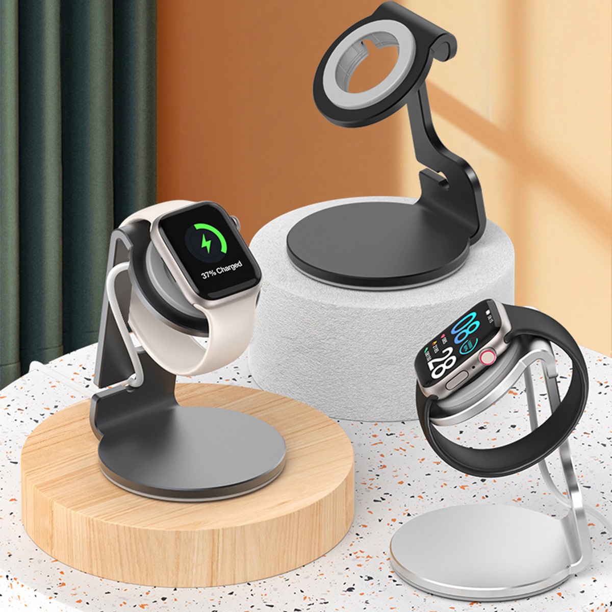 アルミブラケット充電器ドックステーション充電ホルダー App - Watch Charging Dock のレビューと価格
