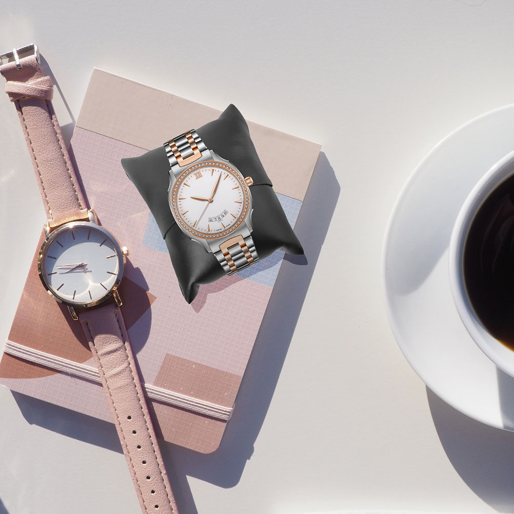 12個入り腕時計ディスプレイ枕 PUジュエリークッション 腕 - Watch Display Pillow のレビューと価格