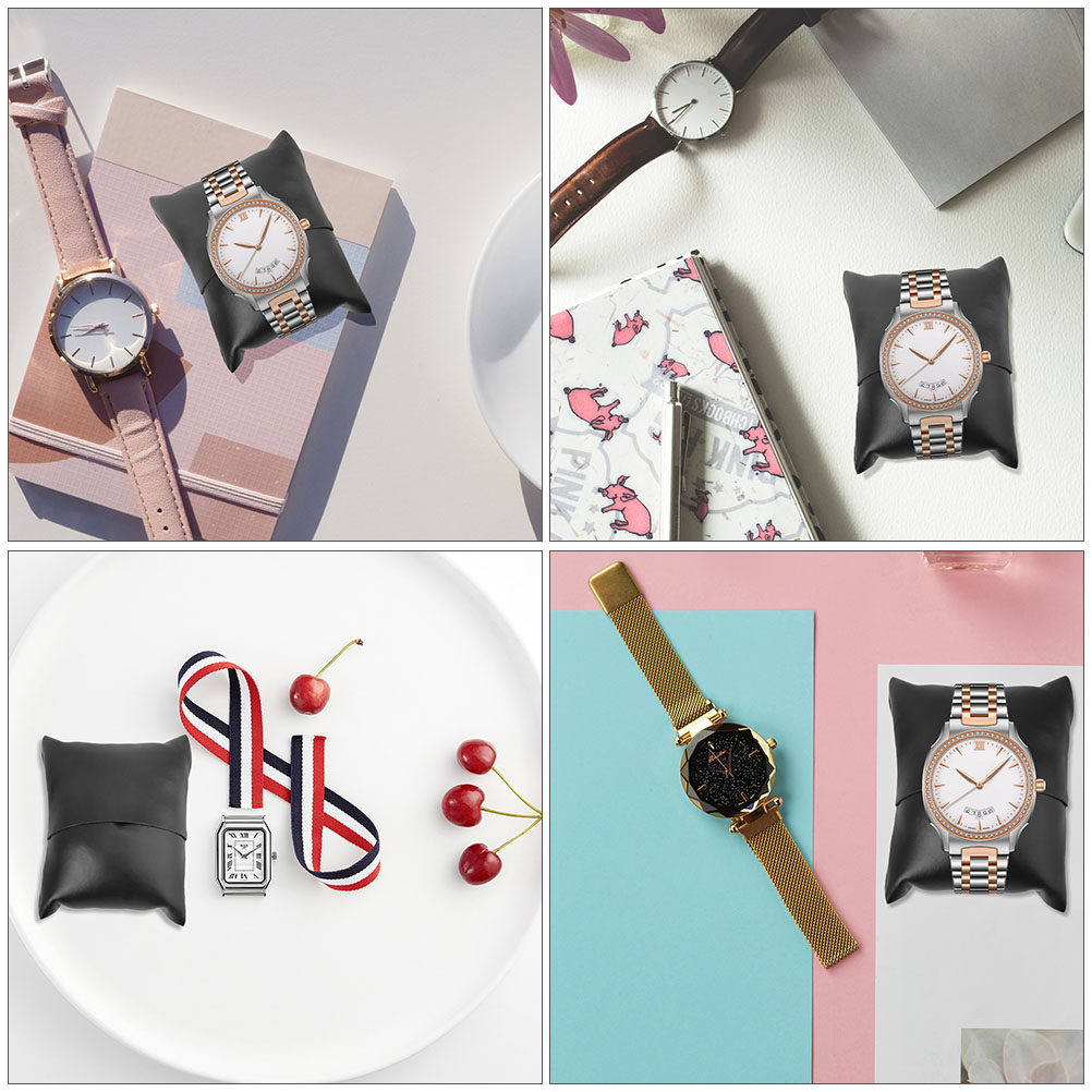 12個入り腕時計ディスプレイ枕 PUジュエリークッション 腕 - Watch Display Pillow のレビューと価格