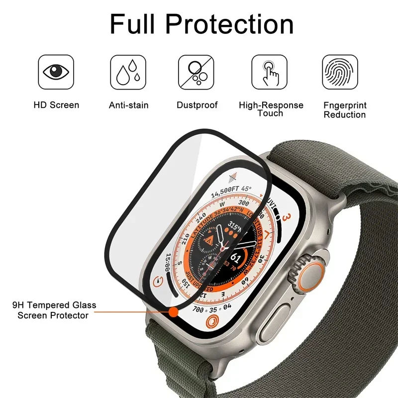フル曲面スクリーンプロテクター Apple Watch Ul - Iwatch Smartwatch Series 7 のレビューと価格