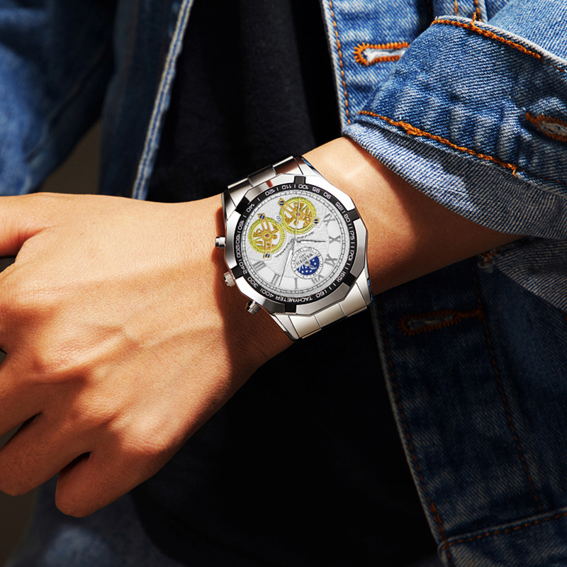 高級ブランド男性クォーツ時計ファッションコンセプト装飾ダイヤ - Smartwatch Watches Brands For Men のレビューと価格