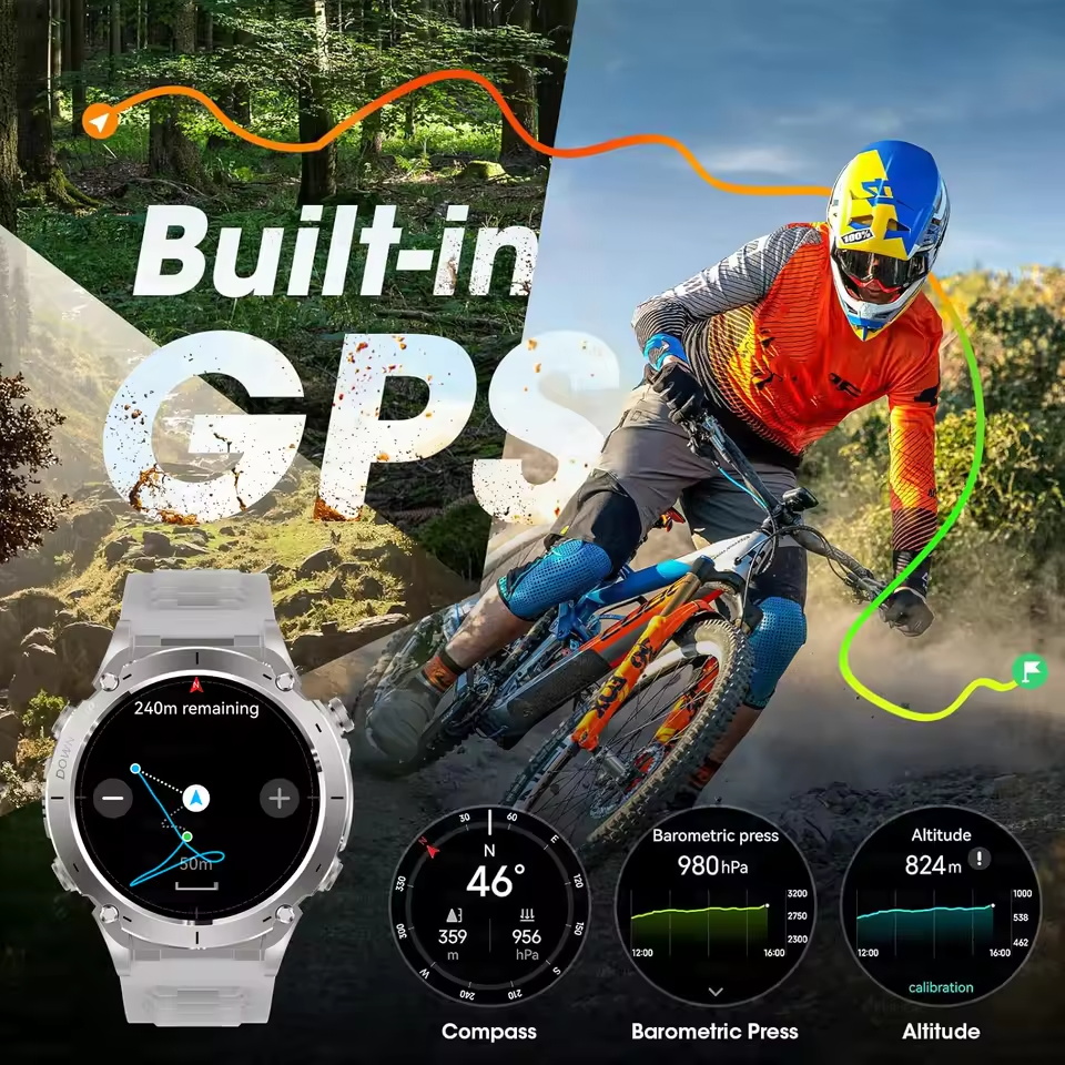 2025年アップグレード版 新型アウトドアスポーツミリタリー - Smartwatch Watches Brands For Men のレビューと価格