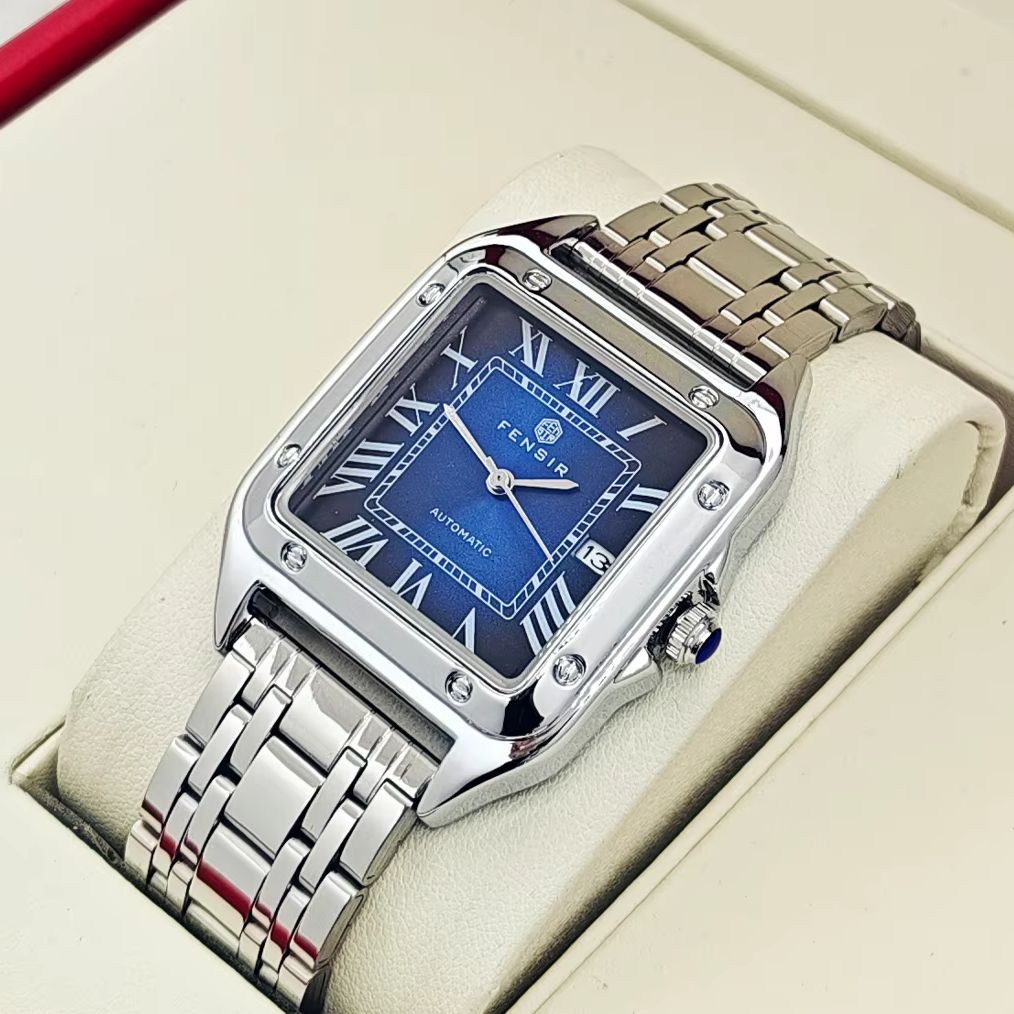 男性用高級クォーツ時計、カレンダー表示、ステンレススチールス - Smartwatch Watches Best Gift For Men のレビューと価格