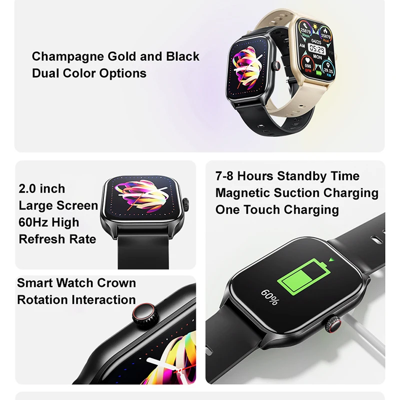 Awei H21 多機能スマートウォッチ男性女性 Bluet - Smartwatch Online Watches For Men のレビューと価格