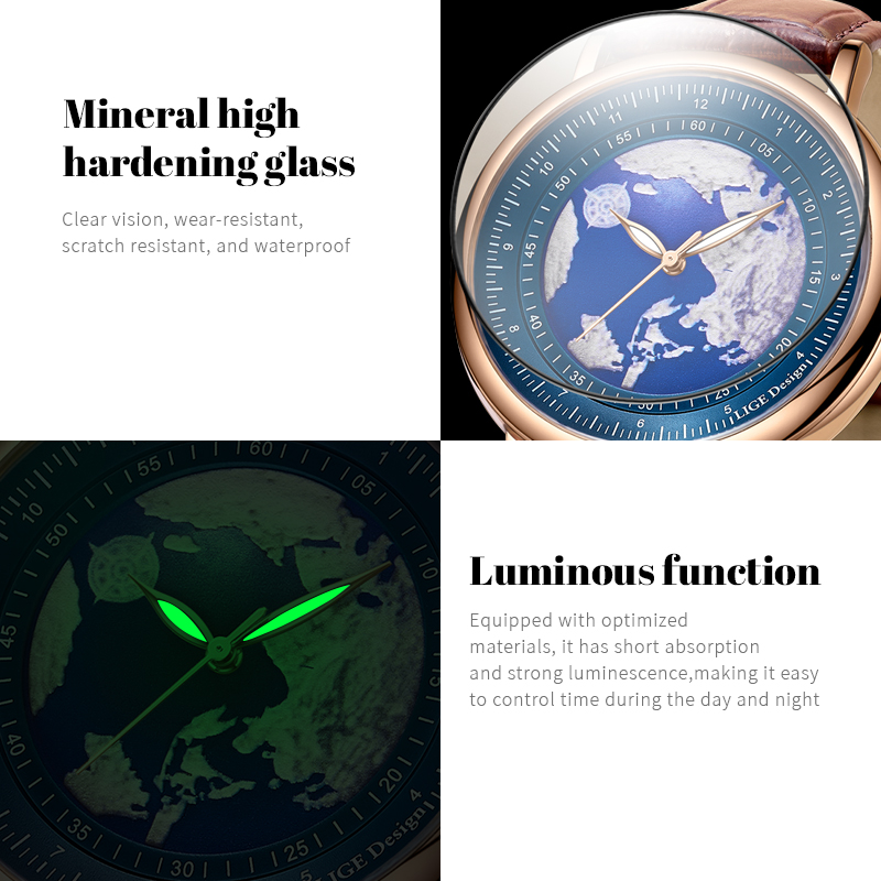 LIGE 2026新作トップブランド高級メンズ腕時計防水夜光 - Smartwatch Watches Brands For Men のレビューと価格